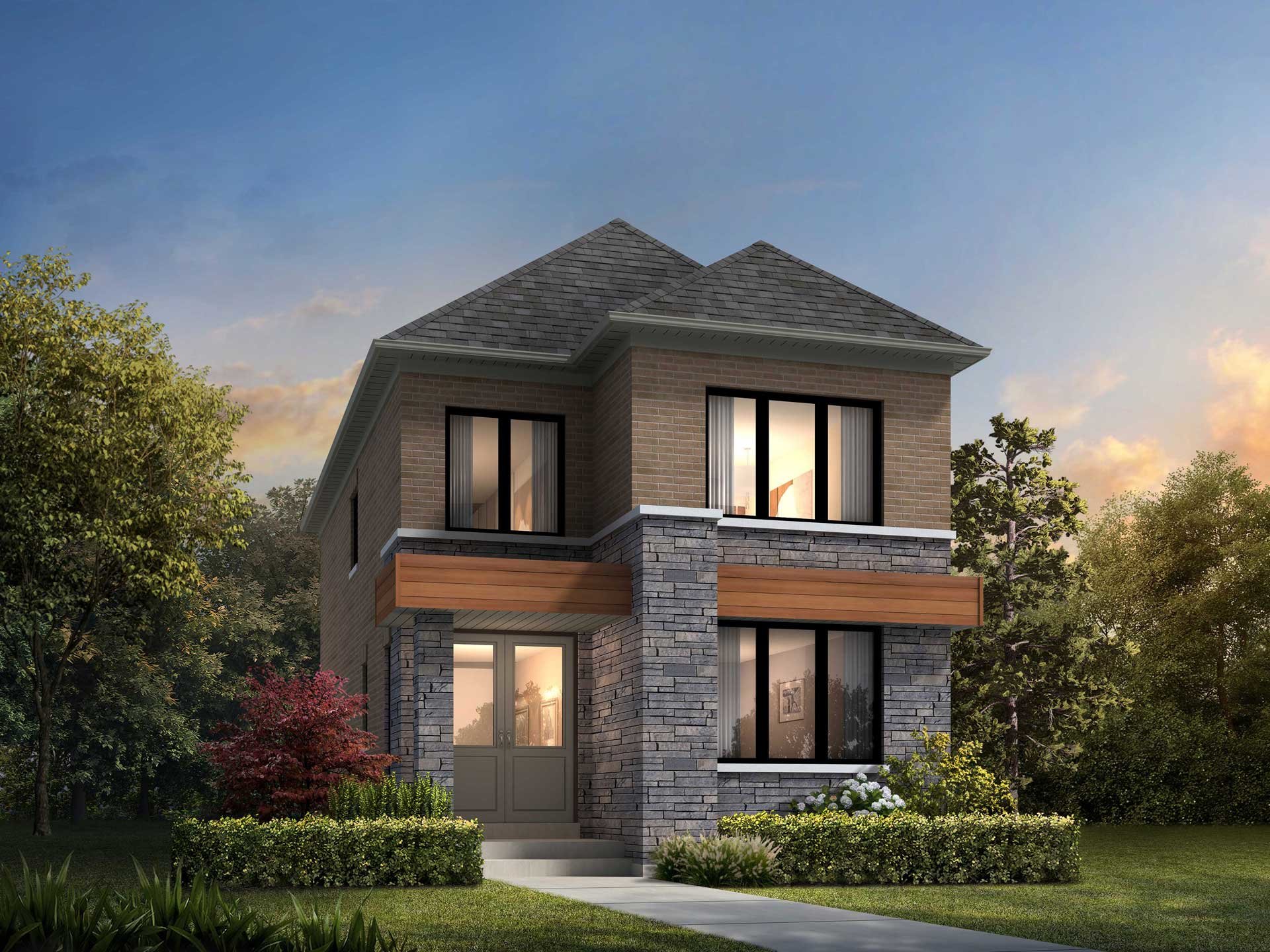 Rendering of Supreme model home in South Cornell